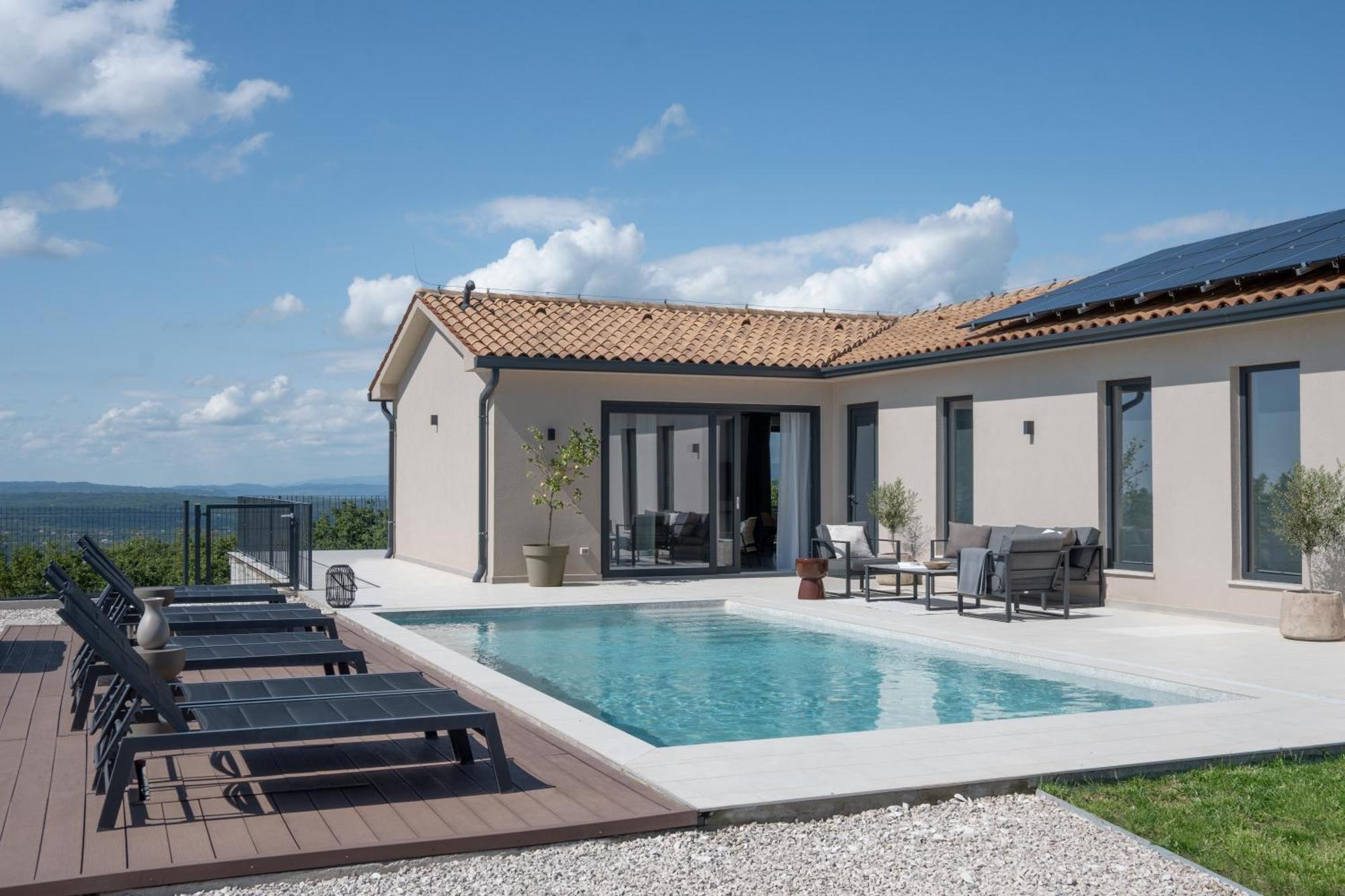 Nova moderna Villa TonKa Labin  Exteriör bild