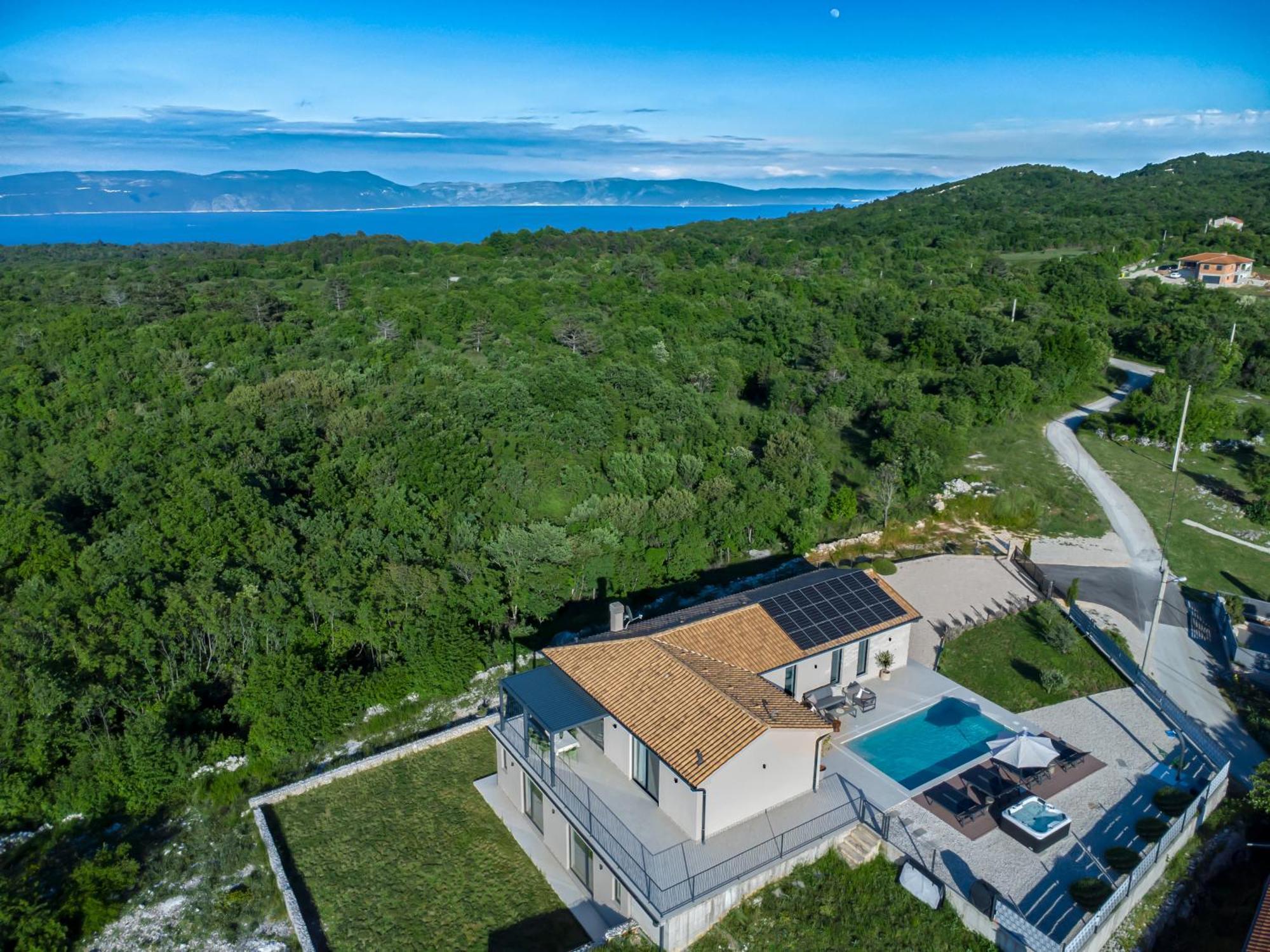 Nova moderna Villa TonKa Labin  Exteriör bild