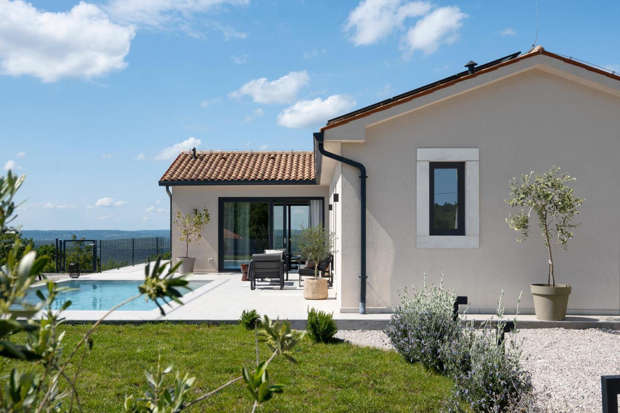 Nova moderna Villa TonKa Labin  Exteriör bild